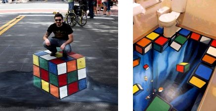 perspective street paint