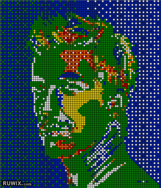 rubiks mosaic david backham