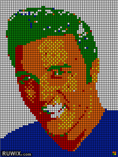 rubiks mosaic elvis presley