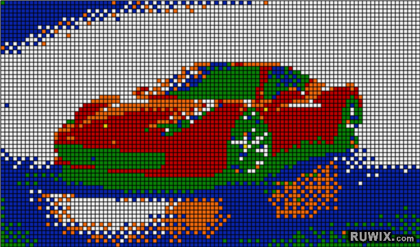rubiks mosaic ferrari