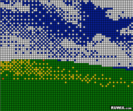 rubiks mosaic green windows