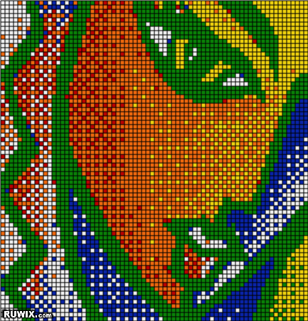 rubiks mosaic pretending