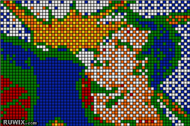 rubiks mosaic superman