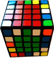 5x5x5 adjacent solved