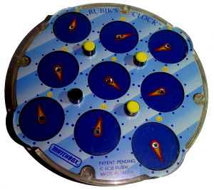 Rubiks Clock puzzle