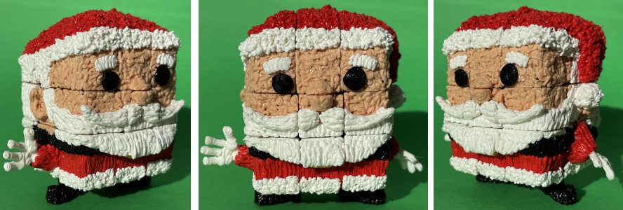 happy holidays rubiks cube