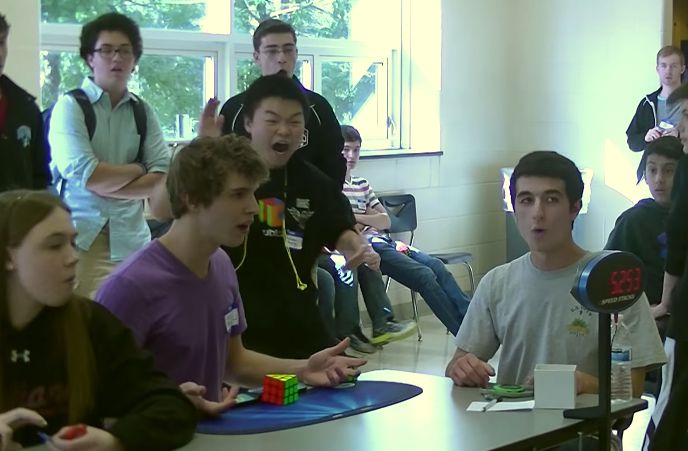 Collin Burns breaking the world record 2015